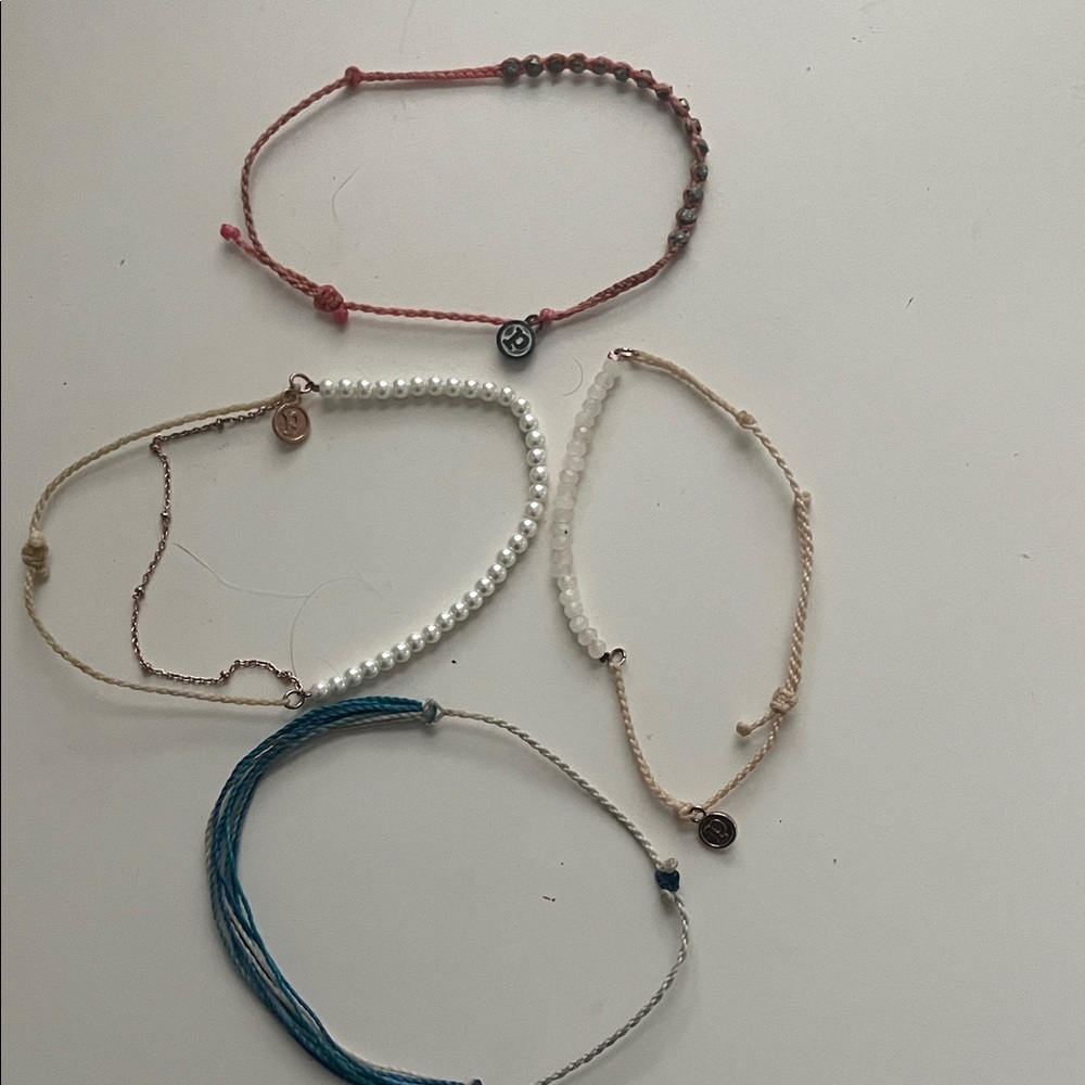 Set of 4 Pura Vida Bracelets